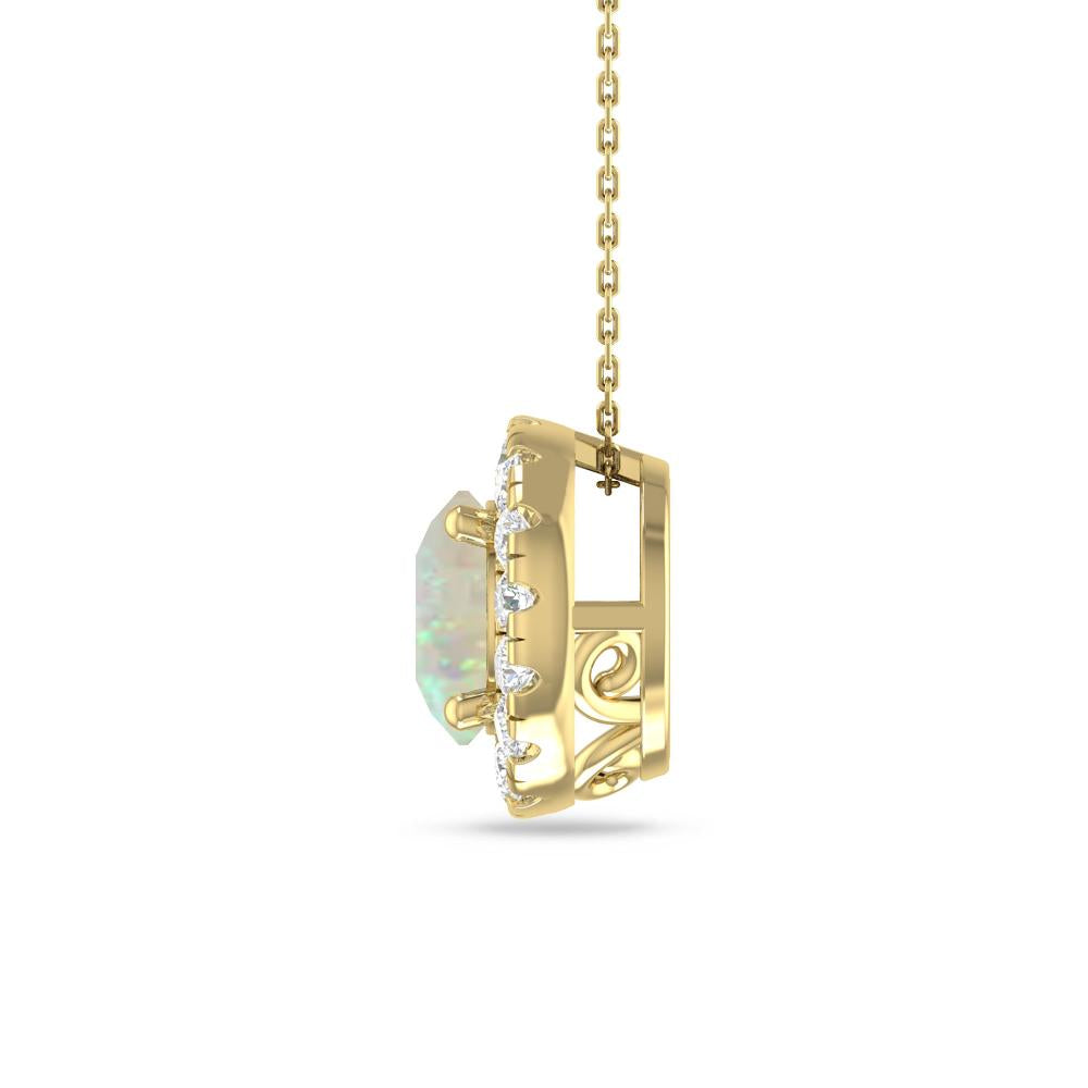 Yellow Gold - Opal