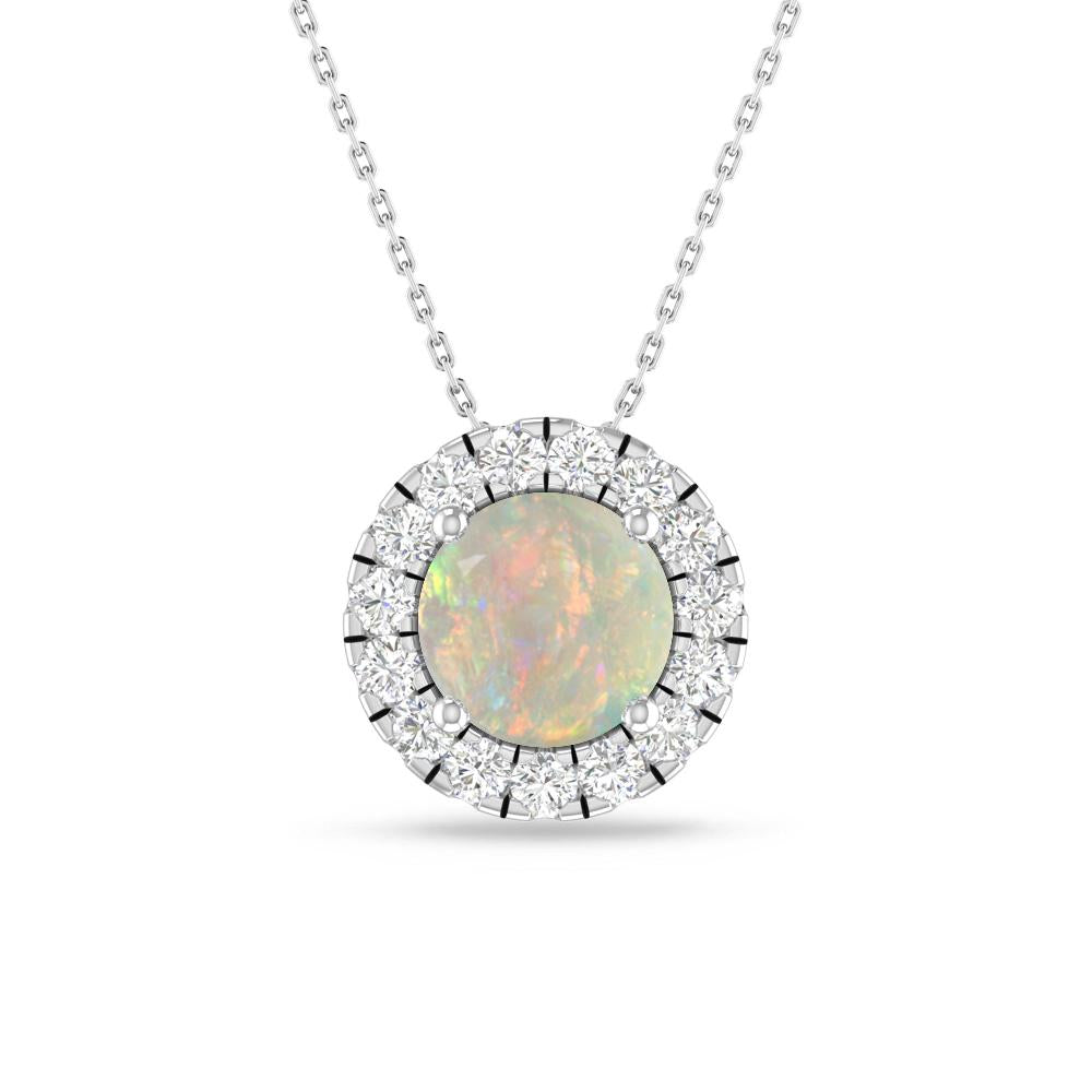 White Gold - Opal