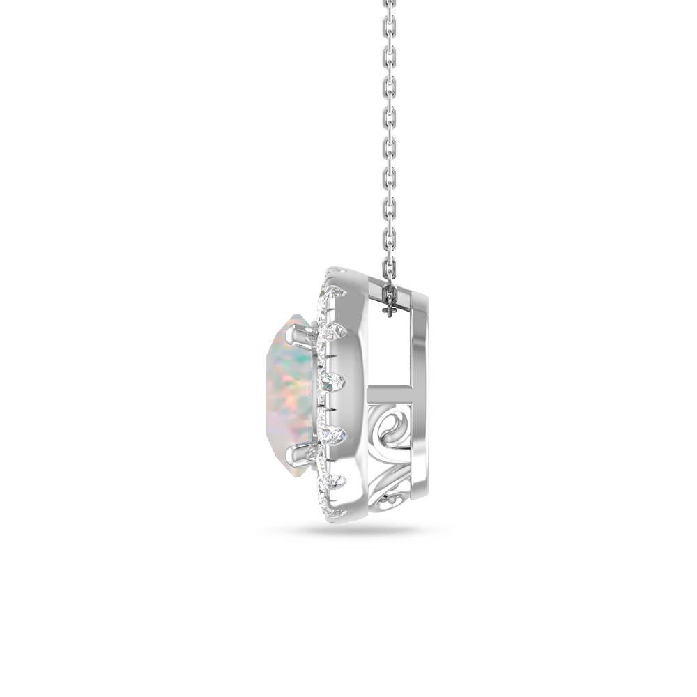 White Gold - Opal