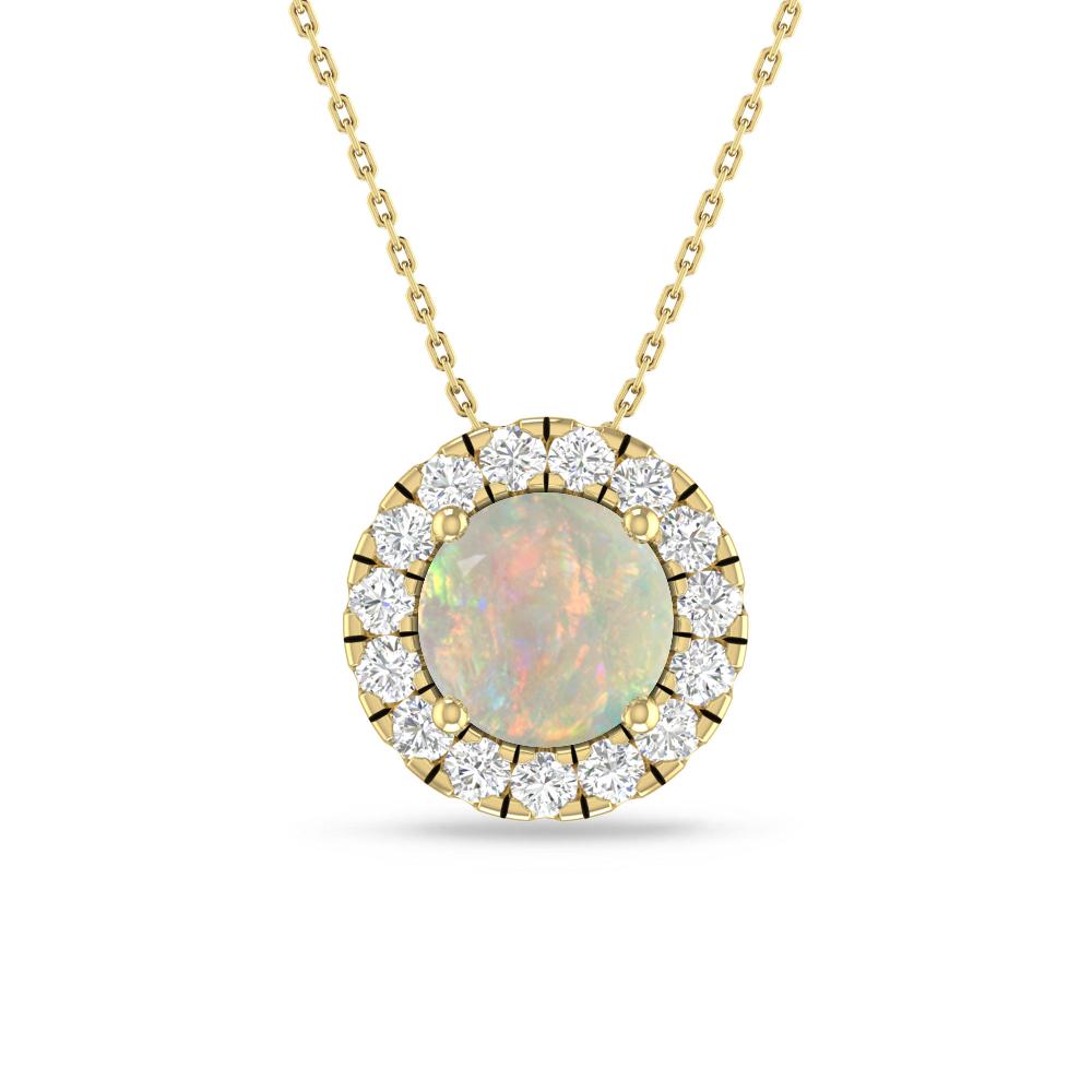 Yellow Gold - Opal