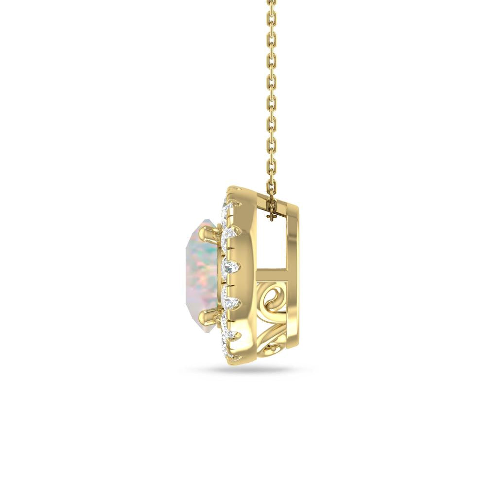 Yellow Gold - Opal