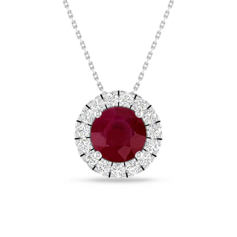 White Gold - Ruby
