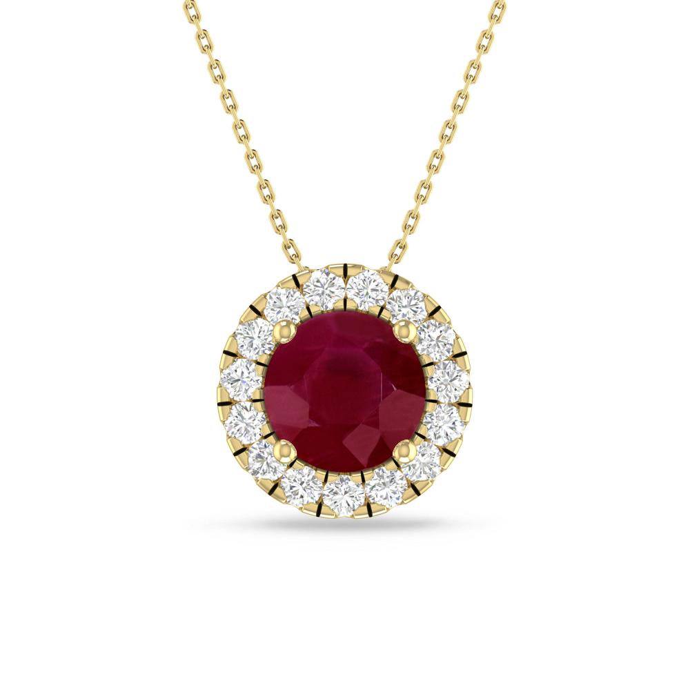 Yellow Gold - Ruby