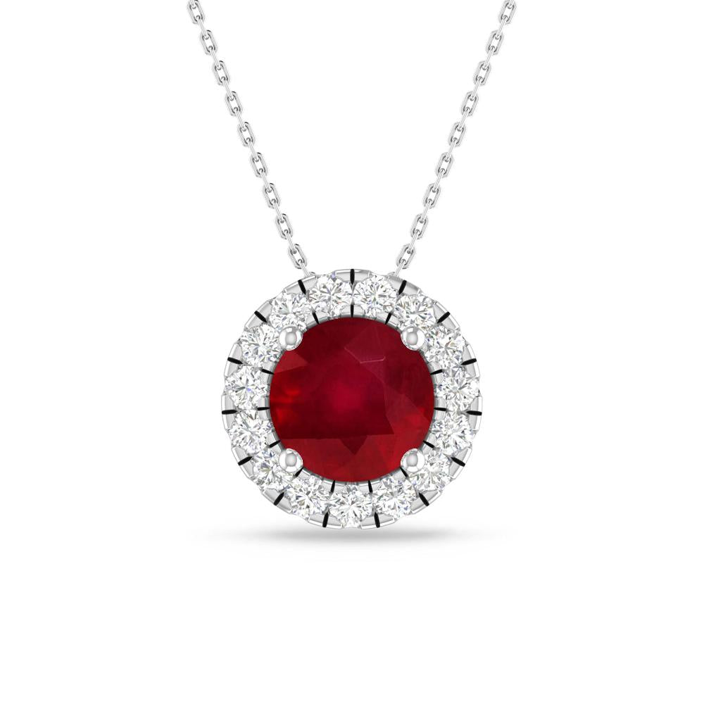 White Gold - Ruby