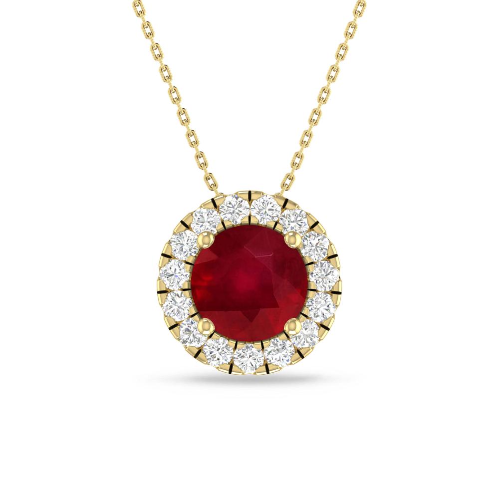 Yellow Gold - Ruby