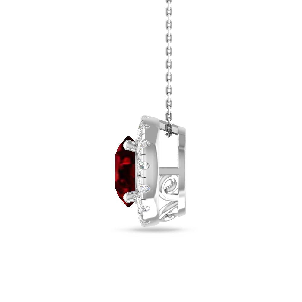 White Gold - Ruby