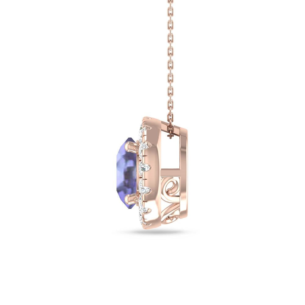 Rose Gold - Tanzanite