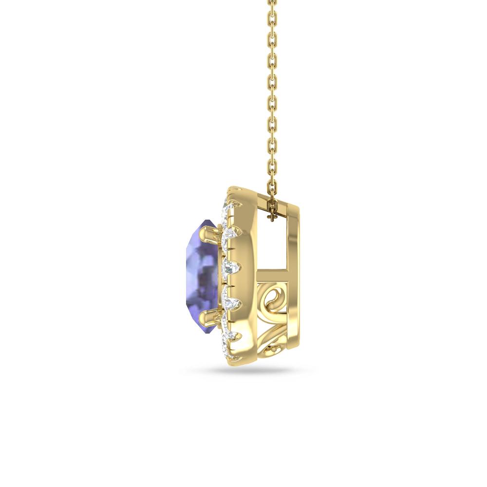 Yellow Gold - Tanzanite