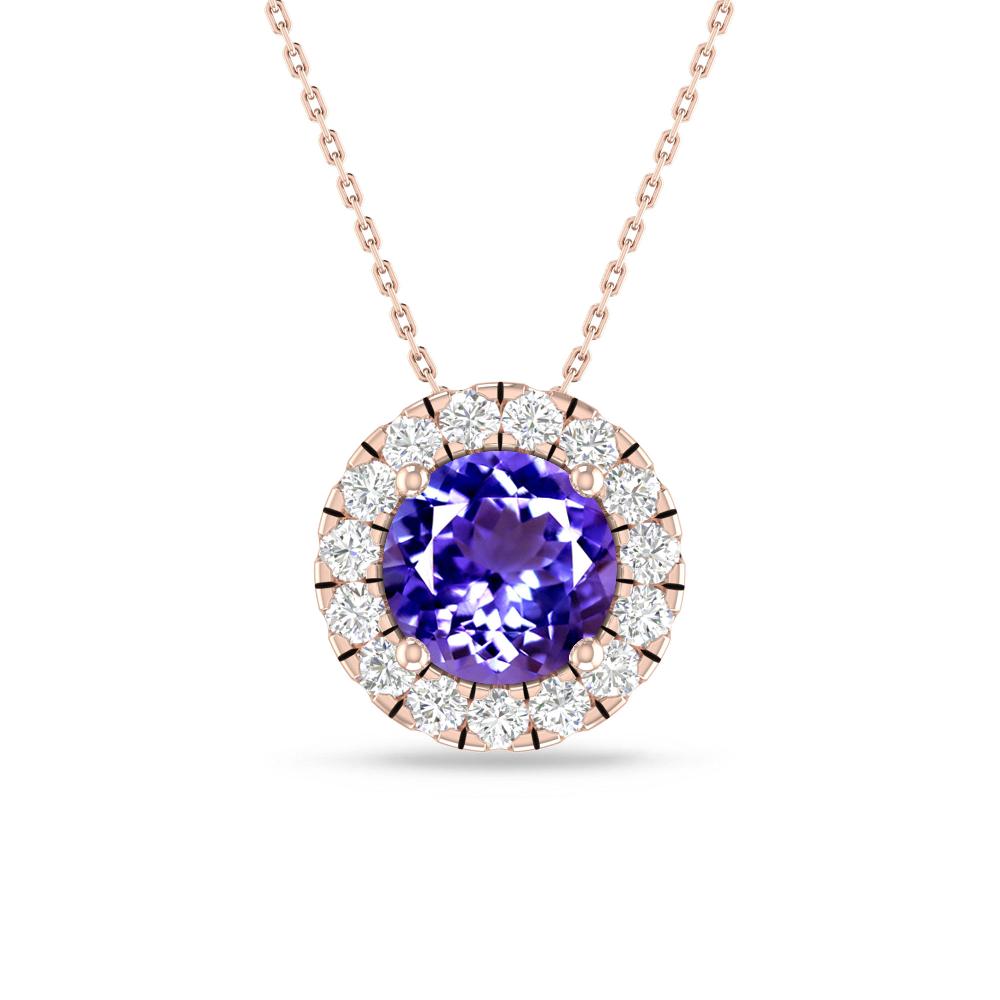 Rose Gold - Tanzanite
