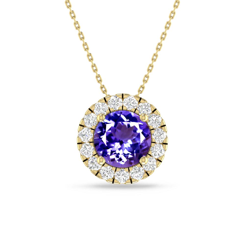 Yellow Gold - Tanzanite