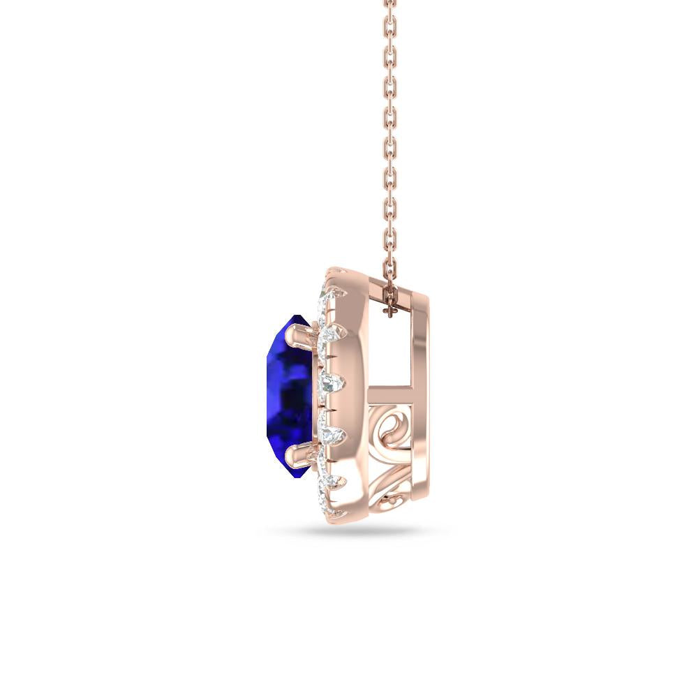 Rose Gold - Tanzanite