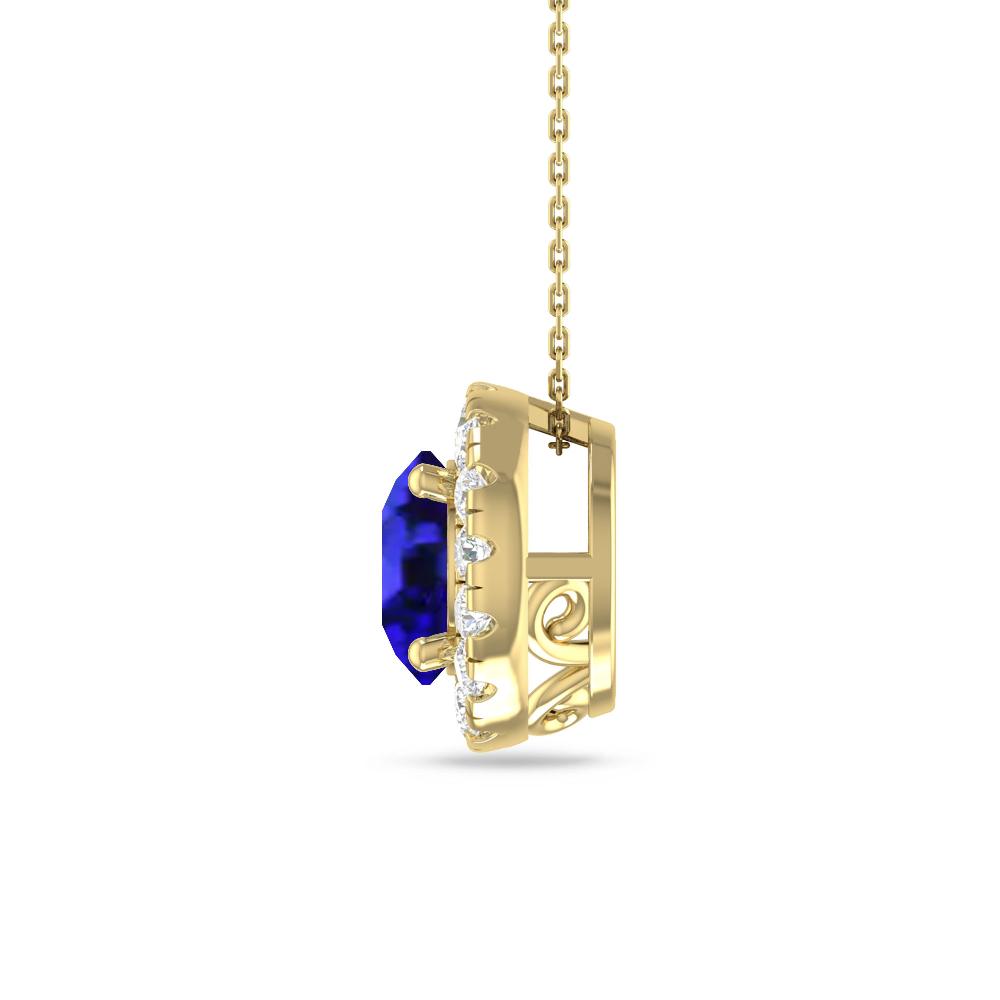 Yellow Gold - Tanzanite