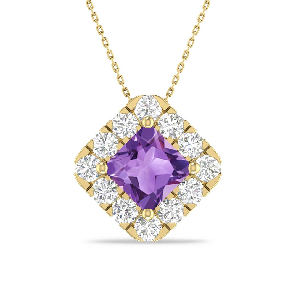 Yellow Gold - Amethyst