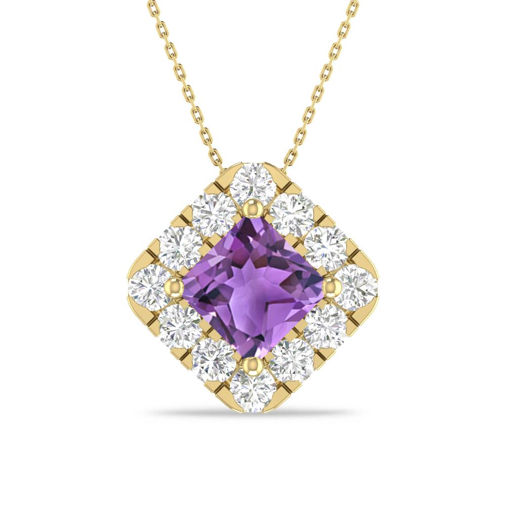 Yellow Gold - Amethyst