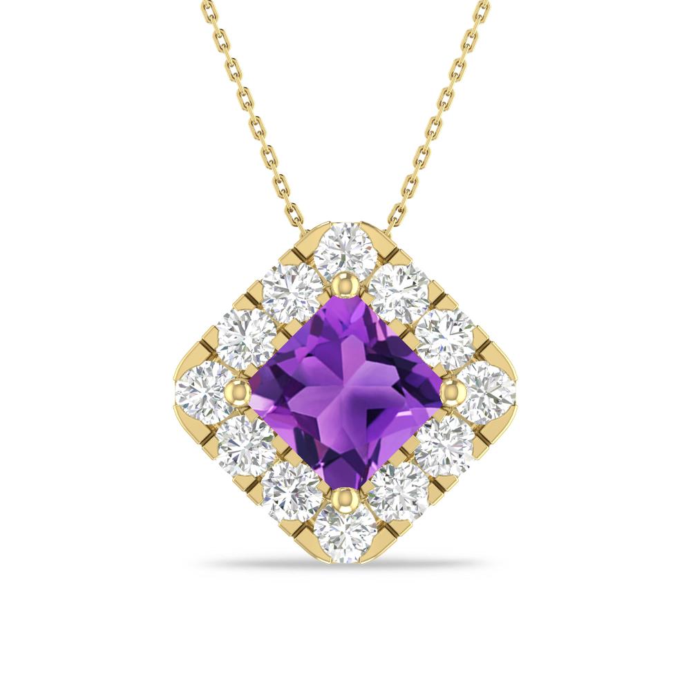 Yellow Gold - Amethyst