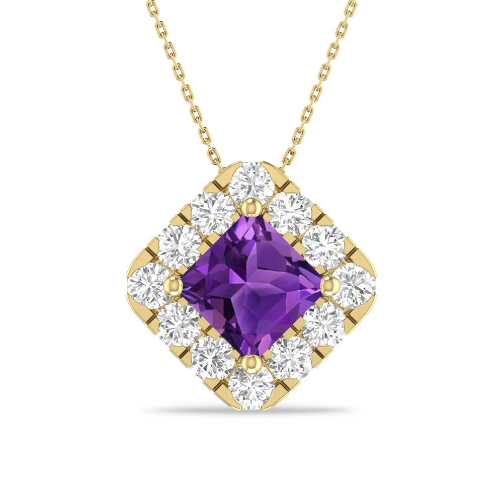 Yellow Gold - Amethyst