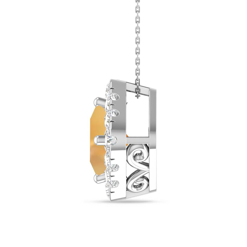 White Gold - Citrine