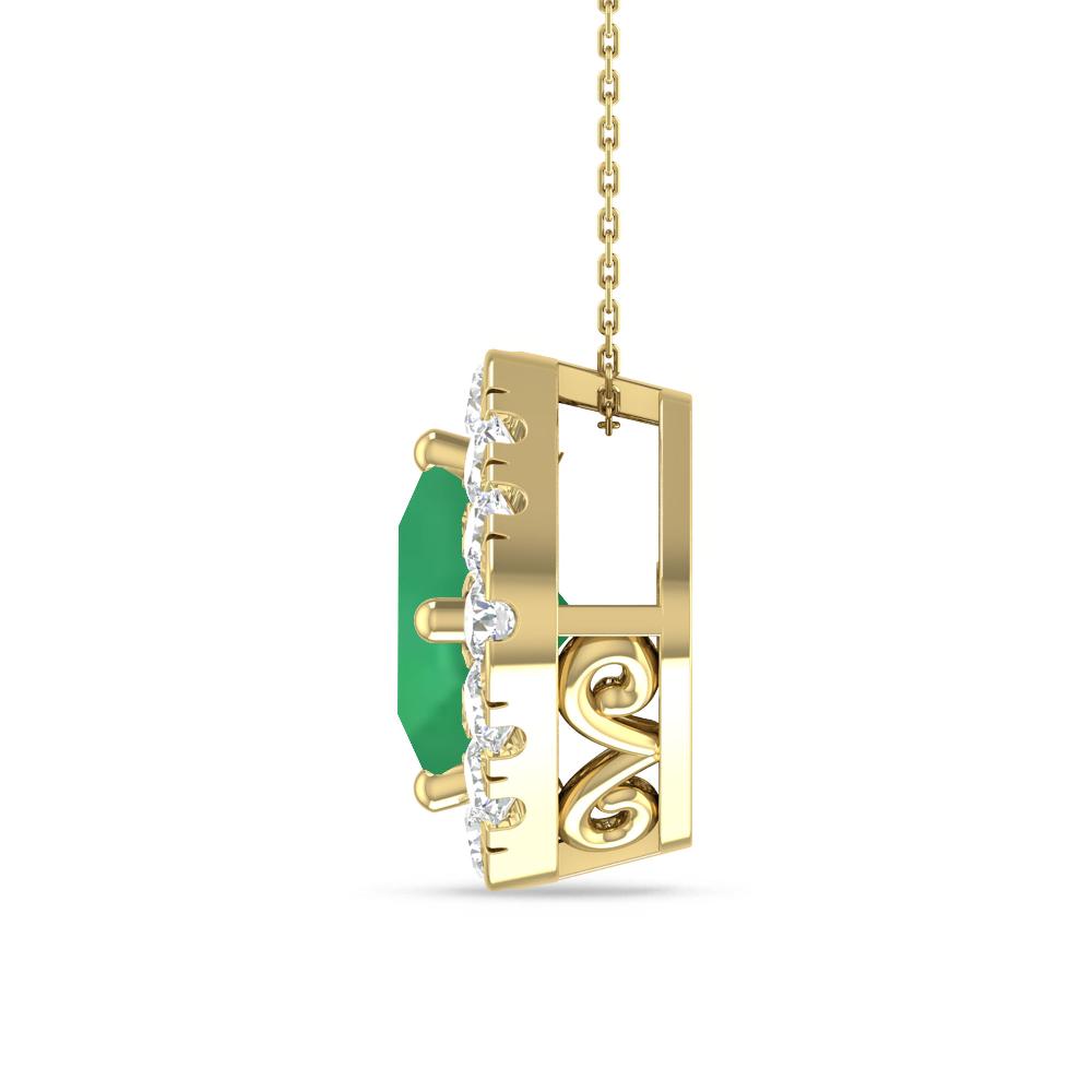 Yellow Gold - Emerald