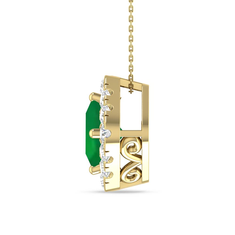 Yellow Gold - Emerald