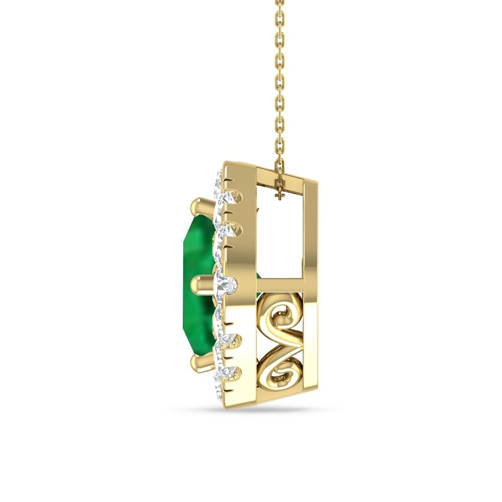 Yellow Gold - Emerald