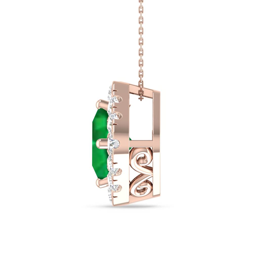 Rose Gold - Emerald