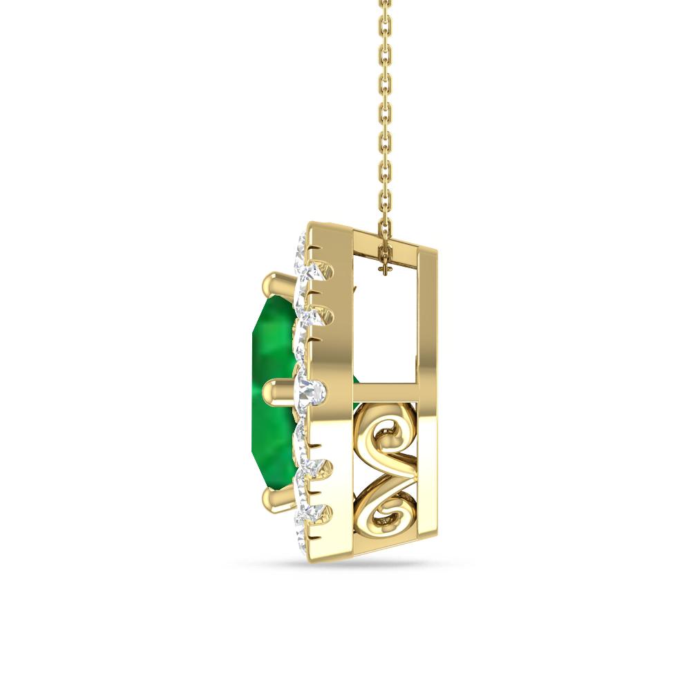 Yellow Gold - Emerald