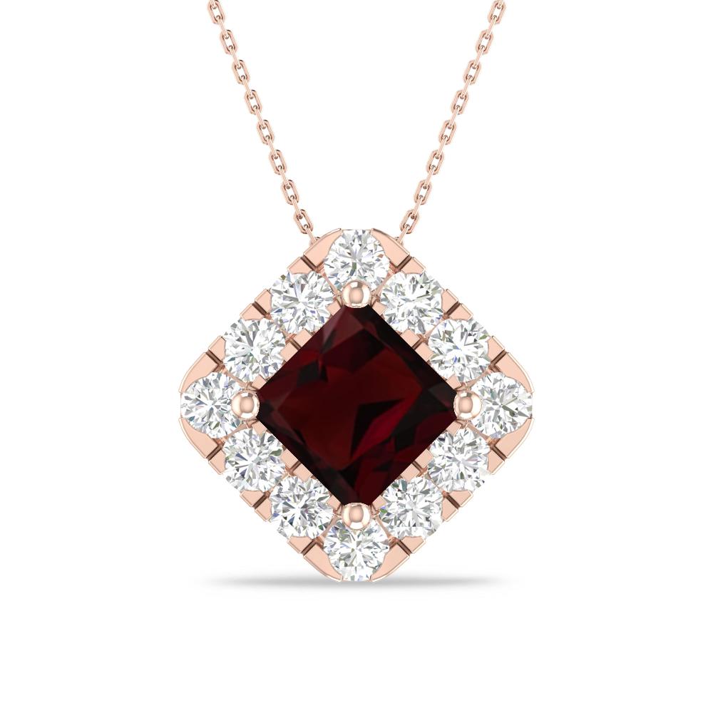 Rose Gold - Garnet