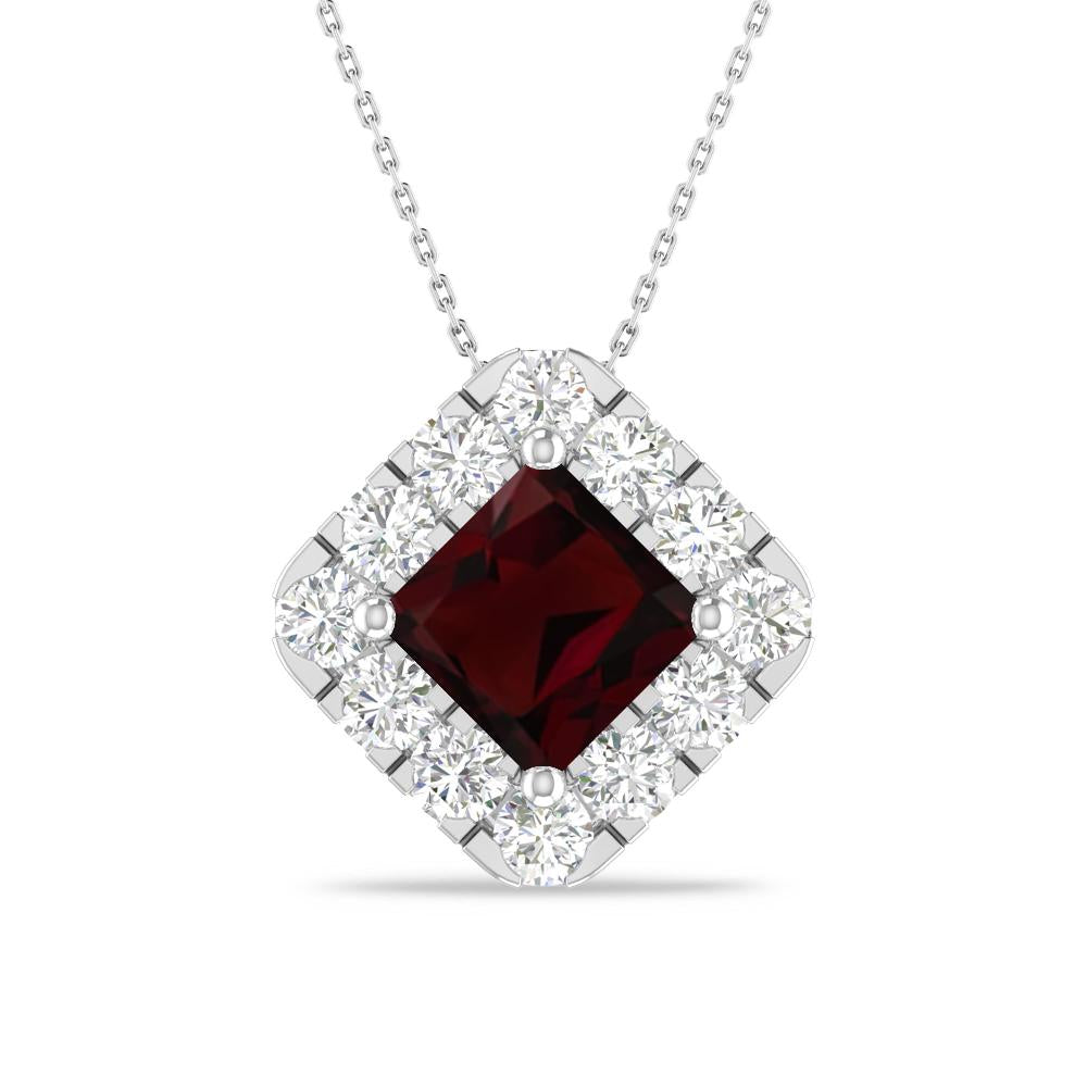 White Gold - Garnet