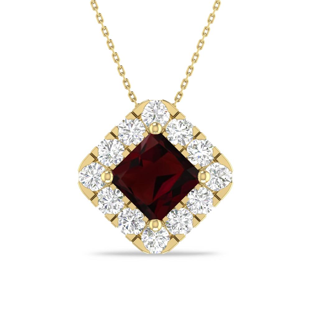 Yellow Gold - Garnet