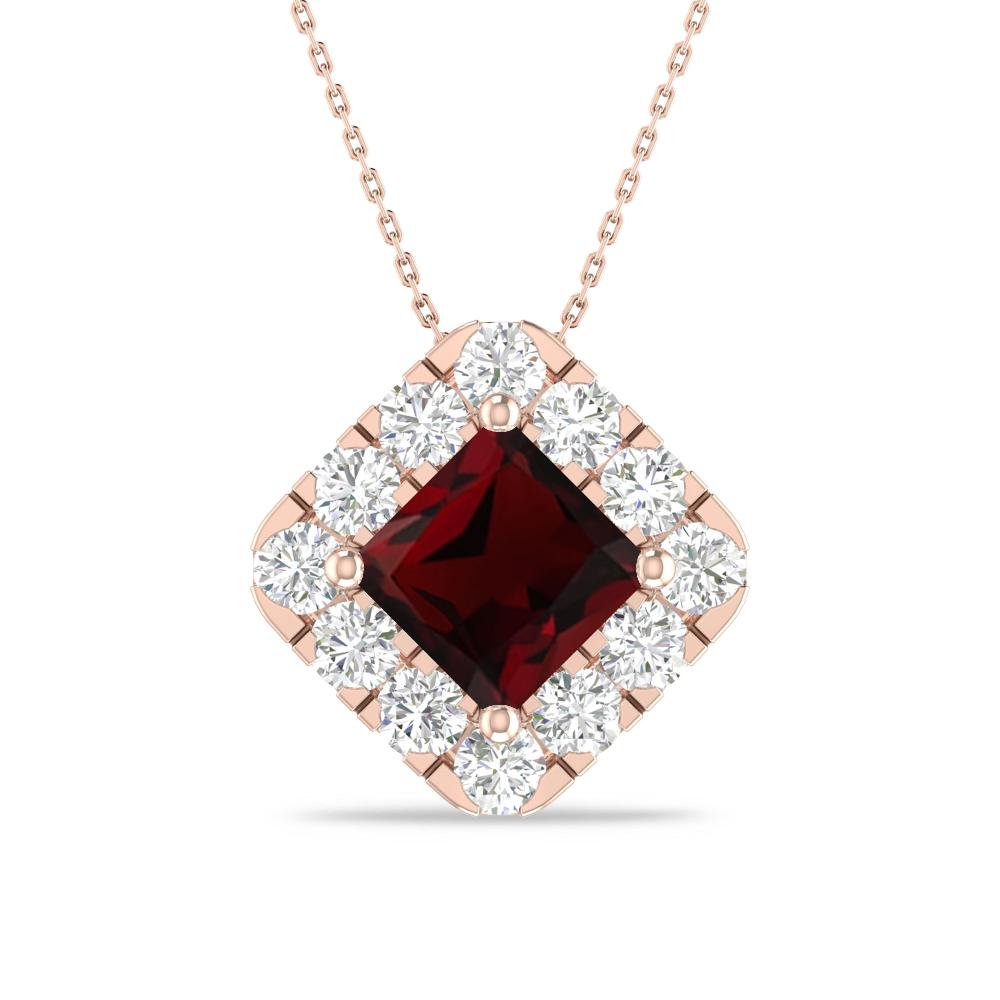 Rose Gold - Garnet