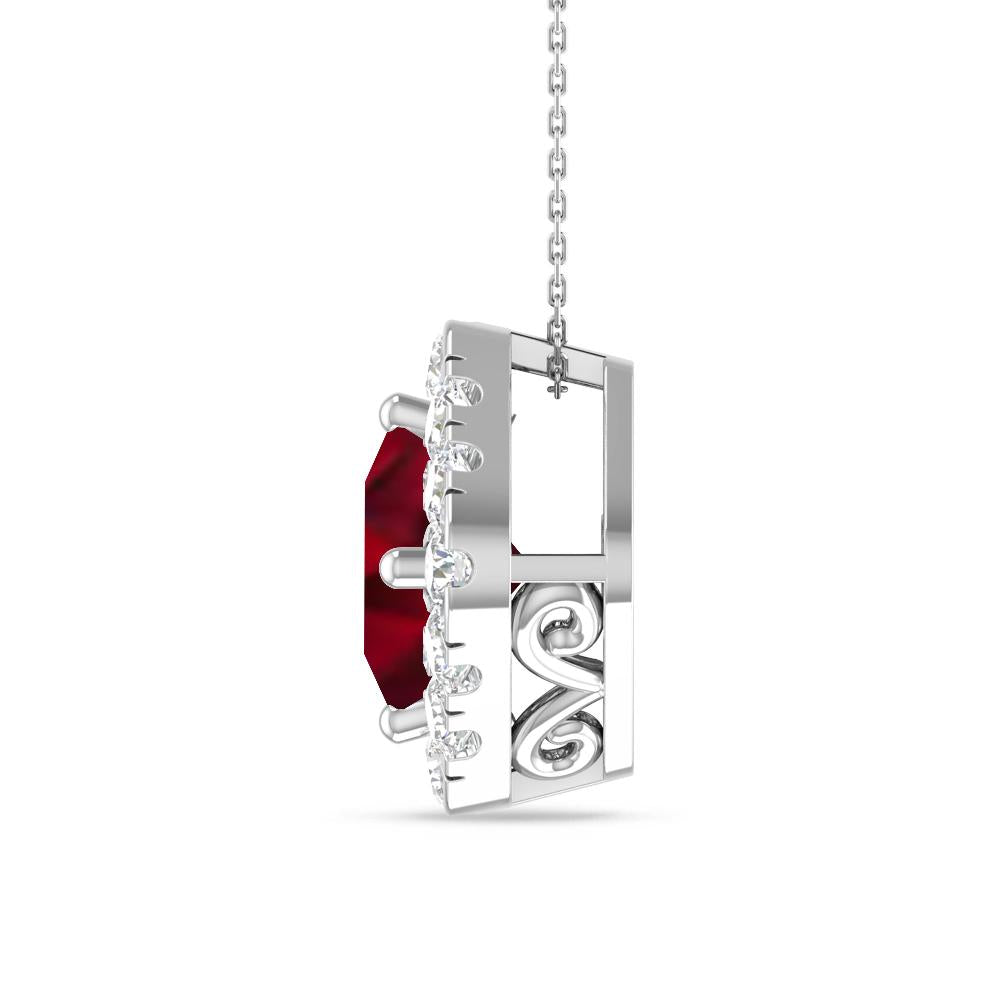 White Gold - Garnet