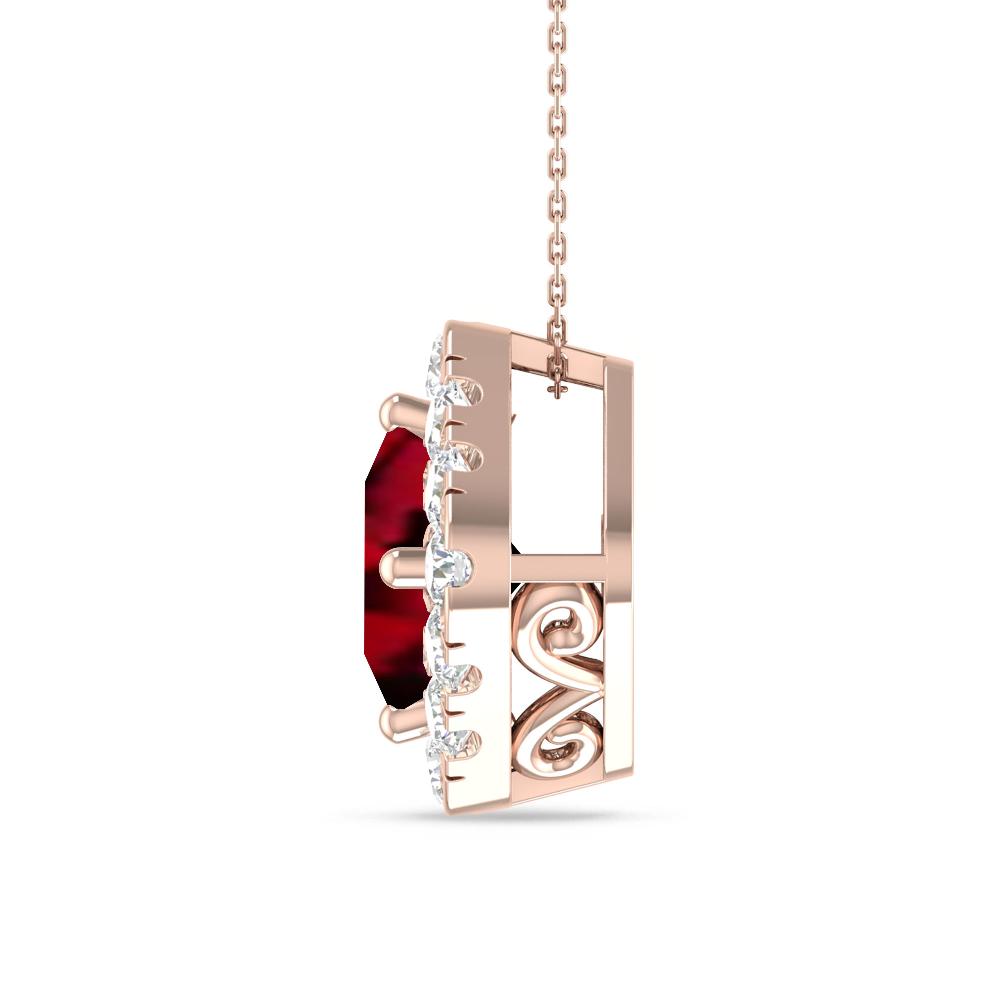 Rose Gold - Garnet