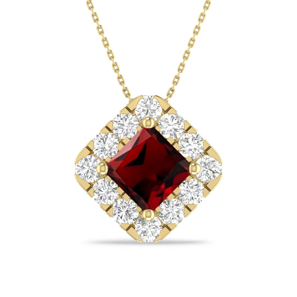 Yellow Gold - Garnet