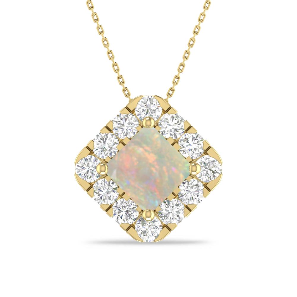 Yellow Gold - Opal