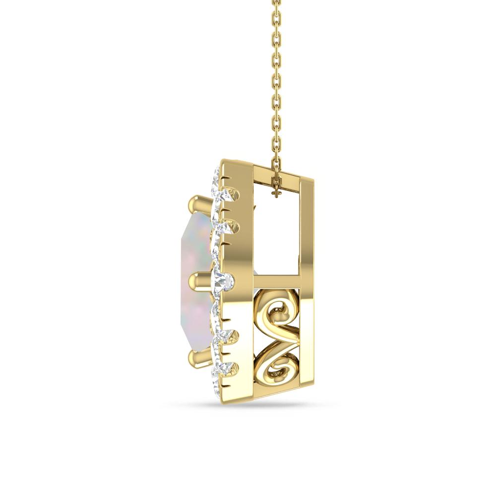 Yellow Gold - Opal