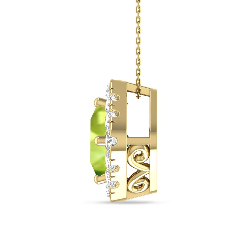 Yellow Gold - Peridot