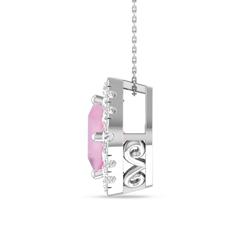 White Gold - Pink Tourmaline