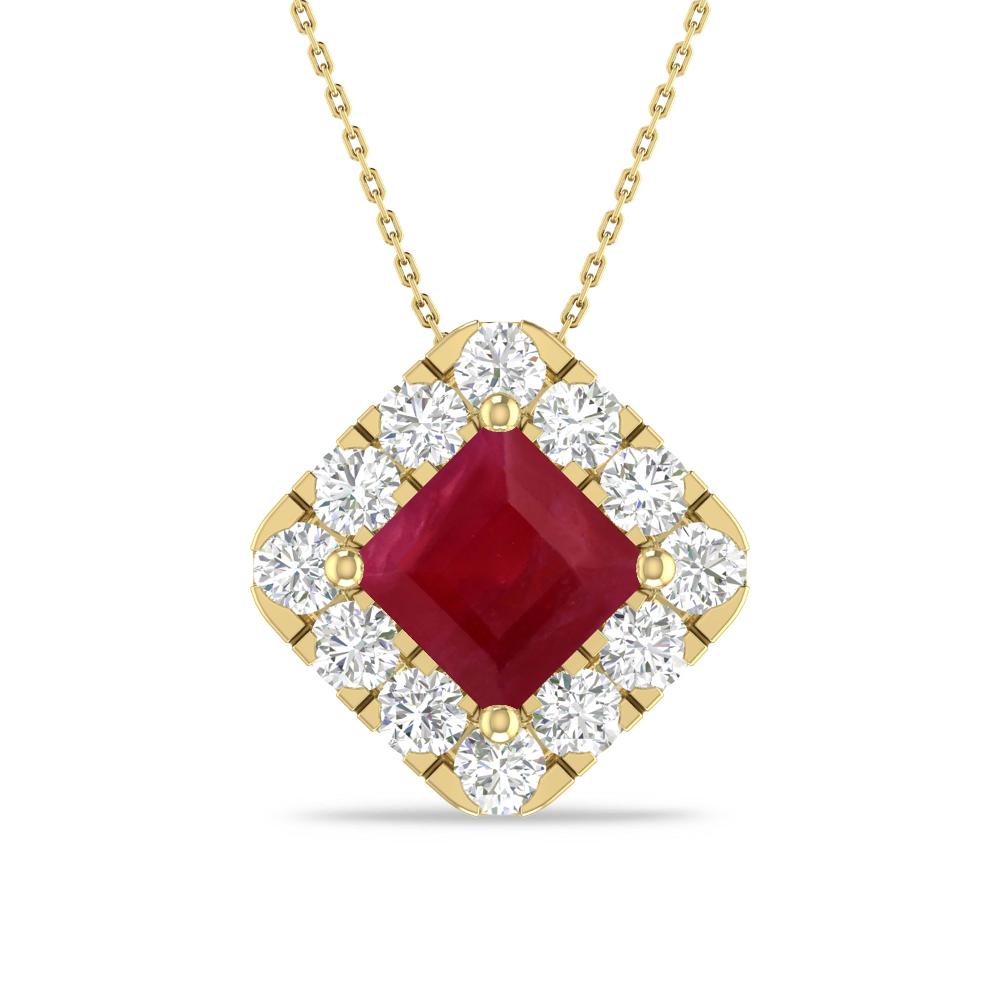 Yellow Gold - Ruby