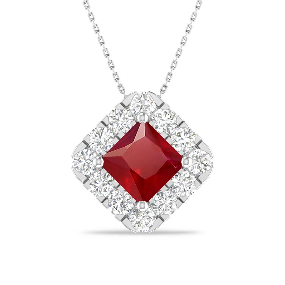 White Gold - Ruby