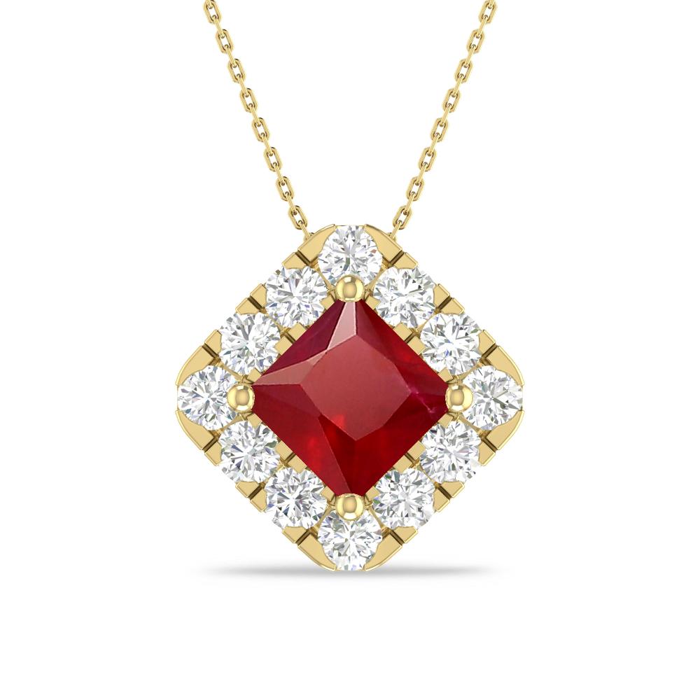 Yellow Gold - Ruby