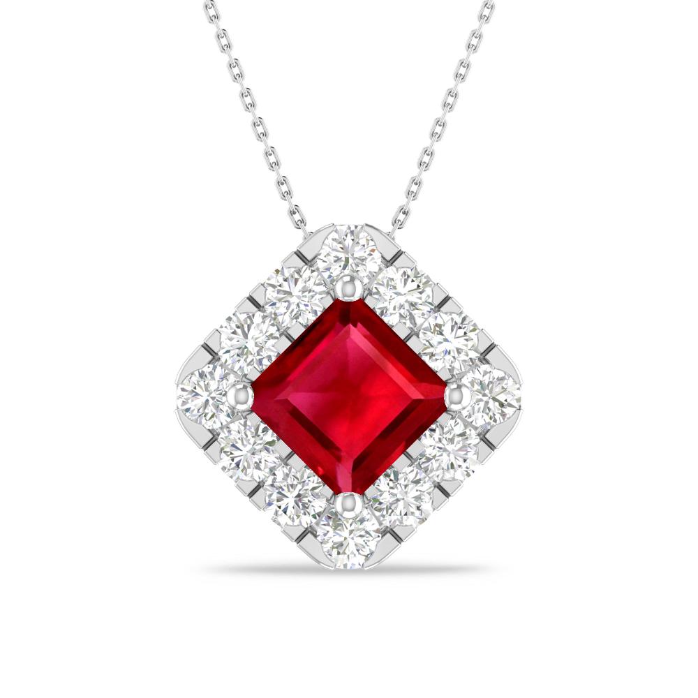 White Gold - Ruby