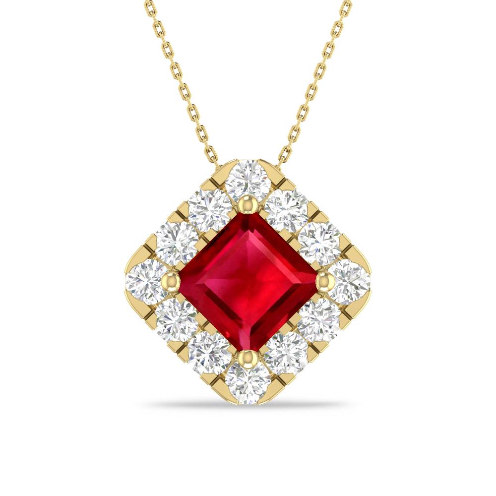 Yellow Gold - Ruby