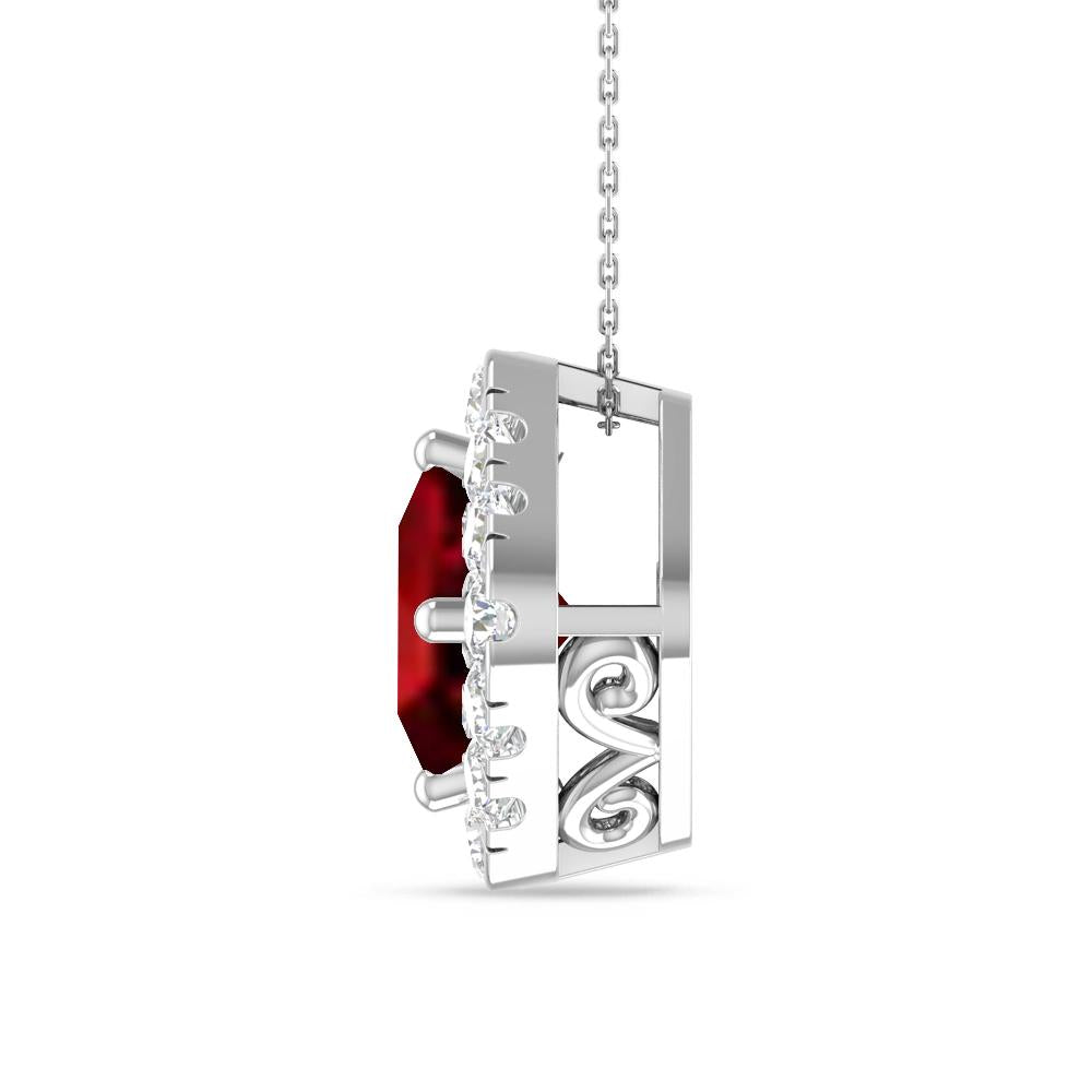 White Gold - Ruby