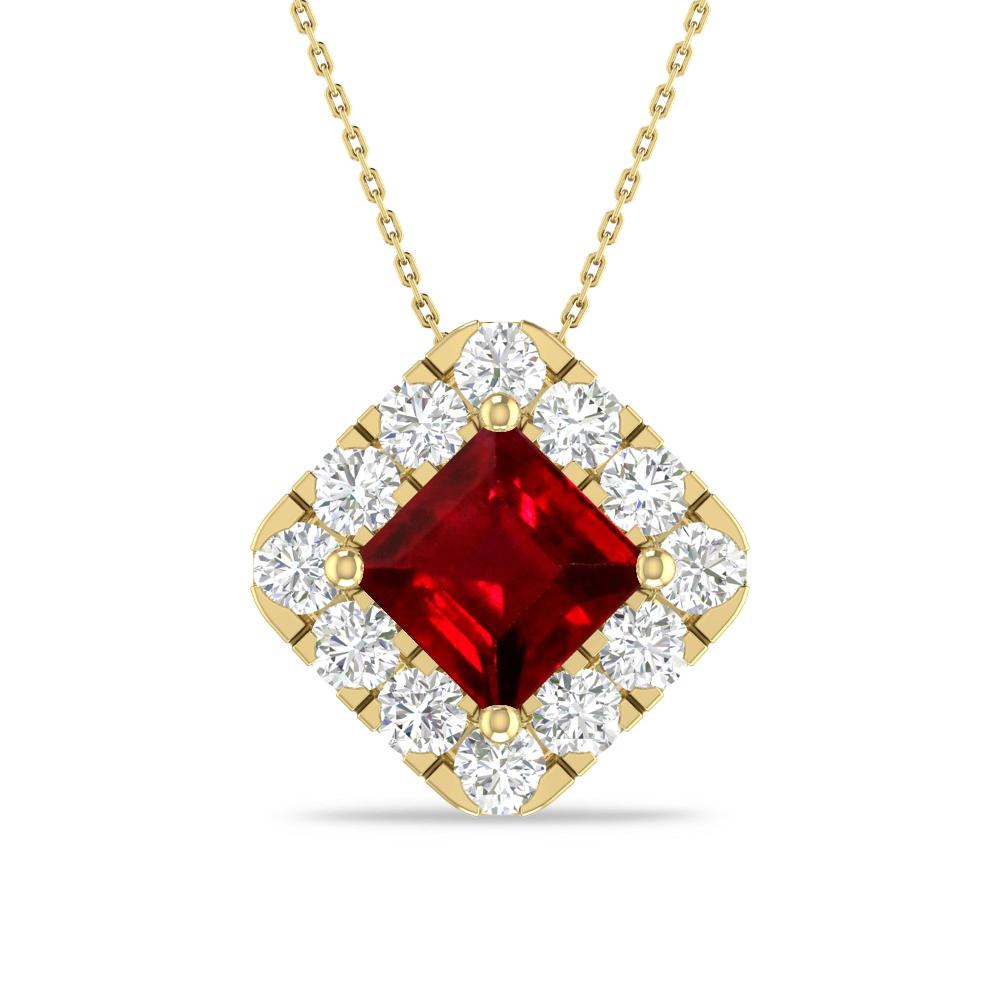 Yellow Gold - Ruby