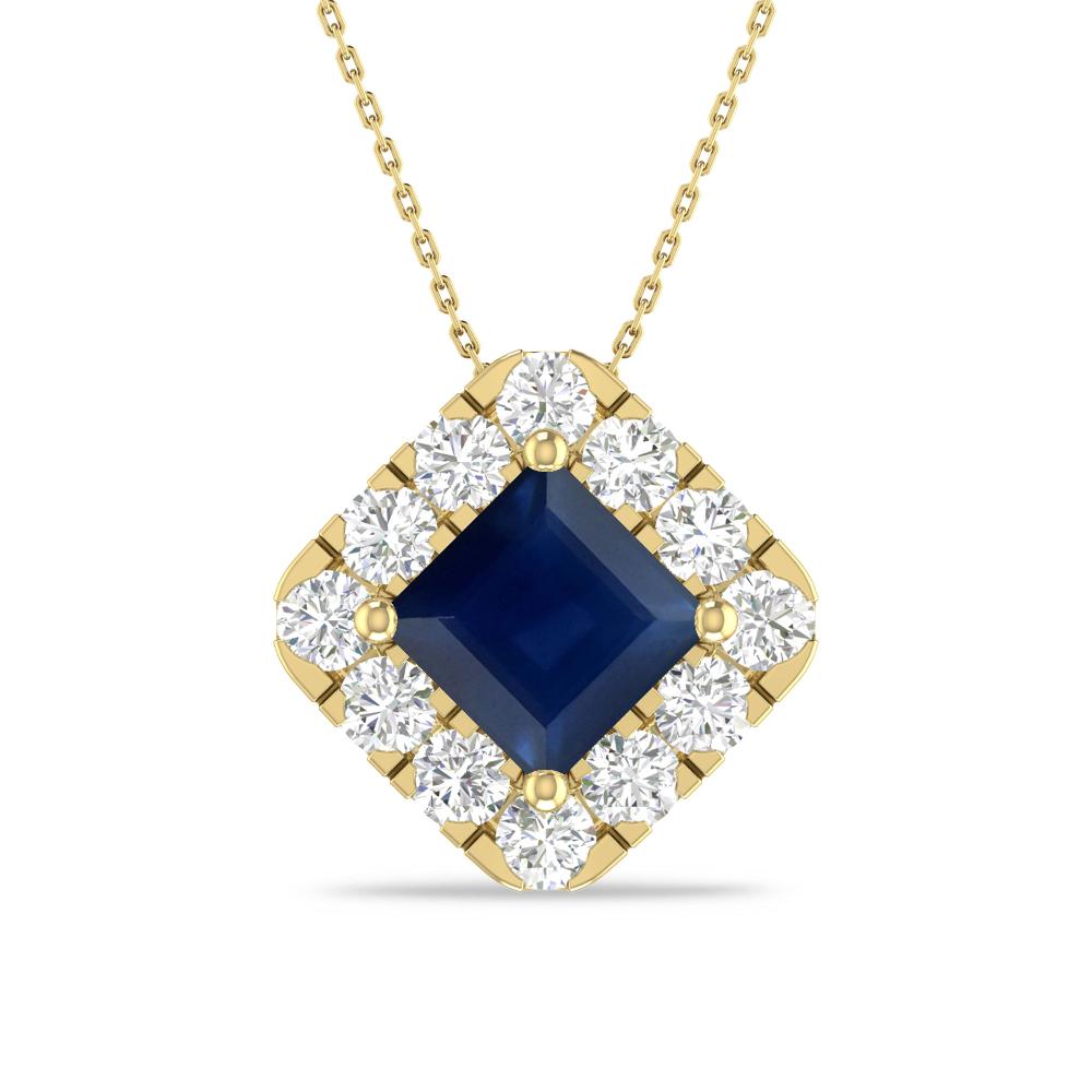 Yellow Gold - Sapphire