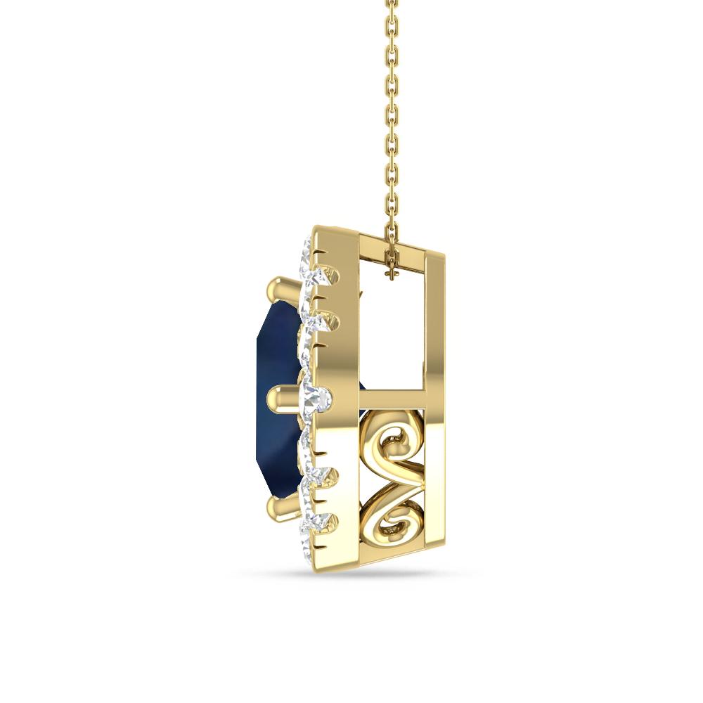 Yellow Gold - Sapphire