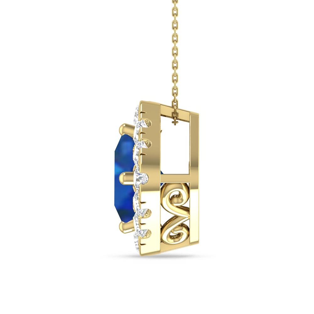 Yellow Gold - Sapphire