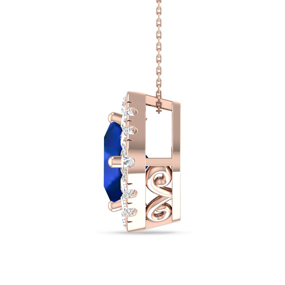 Rose Gold - Sapphire