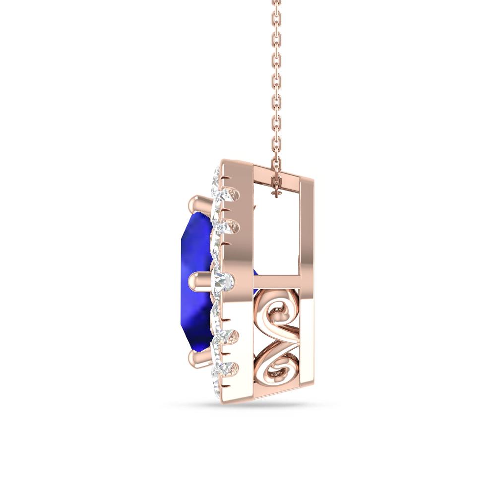 Rose Gold - Tanzanite