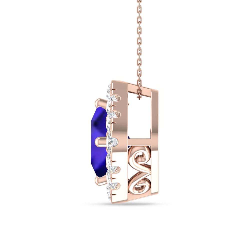 Rose Gold - Tanzanite